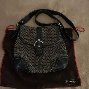 Coach Signature Black Crossbody Bag